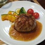 キッチン ブルー グローブ - スコッチエッグのアップ