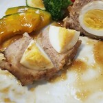 キッチン ブルー グローブ - これもカット