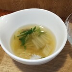 キッチン ブルー グローブ - 最後のスープ