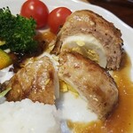 キッチン ブルー グローブ - 更にカット