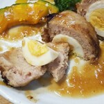 キッチン ブルー グローブ - 更に食べやすくカット、かなり肉厚！？