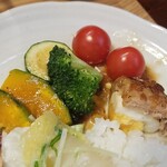 キッチン ブルー グローブ - 野菜は最後にいただきました