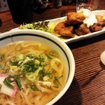 うどん屋 米ちゃん - チキン南蛮とうどんのセットＢ（680円）