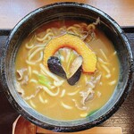 Udombonkura - 梵蔵カレーうどん、真上から！