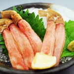 Gempin Shinjuku Minami Fugu Kani Unagi Ryouri - ズワイ蟹の刺身