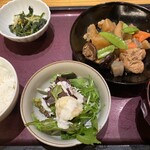 Hakata Motsunabe Yamaya - がめ煮（筑前煮）定食 1,400円