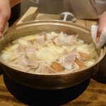 温石 - 蛤の鍋仕立て