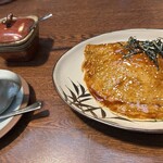 Arashiyama No Mura - ねぎ焼きセット(コーヒー)