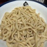 Tsukemen Gyoku - ワシワシの麺。ツルツルしてます。