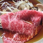 日本料理まるい - 牛すき煮