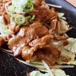 Kicchi nmiyoshi - 辛味噌の豚肉、メッチャご飯がススミます。