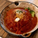 TABICA FE - イタリアンチーズトマトのハンバーグ  トマトソースは激ウマd(ゝω・´○)