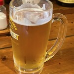 Kuroshio - 生ビール中（キリン） 税込560円（R5.12時点）