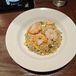 食堂 シノダB作 - 半エビチャーハン