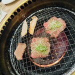 蘭 - 塩葱塩タン、豚トロ、上塩タン