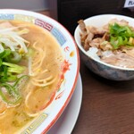 Ramen Yoichi - 2024年３月　ラーメンとチャーシューめし