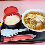 亀福食堂 - 料理写真:2024年３月　ラーメンライス