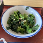 八幡食堂 - 菜の花辛子和え130円