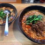 中華食堂 ふくの家 - 担々麺の麻婆丼セット