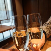 Osteria OLMO - 最初は泡でかんぱ〜い♪