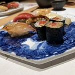 名古屋 栄 栞庵 鮨 やましろ - 寿司後半と巻物