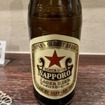 宵ノねこ - 瓶ビール_サッポロラガー