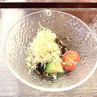 京都祇園 天ぷら八坂圓堂 - 圓堂特製サラダ