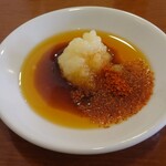 ホワイト餃子 - タレの調合