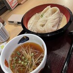 最上 楽農園 稲庭うどん 山菜 - 鶏ネギせいろ