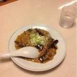 平良久亭 - 麻婆茄子炒め