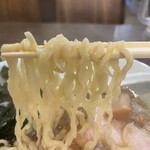開運橋通 ふじ原 - 平打ち縮れ麺