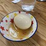 Chuukasoba Kouran - 意外と美味しい煮卵。スープも残しません‼️