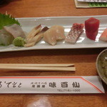 味百仙 - お造り盛り合わせ