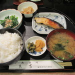 魚吉 - 銀鱈の西京焼定食