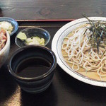 手打ちそばうどん玉川屋藤澤 - ミニかき揚げ丼もりそばセット