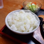 ラーメンたけ味 - ご飯も美味しい