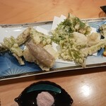 Shun Sai Shimpaku - 白子と季節野菜の天ぷら