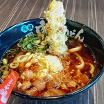 元祖肉肉うどん - ■ 肉肉ちくわ磯辺揚げうどん