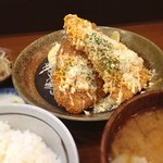 もり達 - 小盛りダブルチーズチキンカツ
750円
普通盛りだとカツがもう2枚