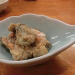 味百仙 - カキのゴルゴンゾーラ、オイルあえ