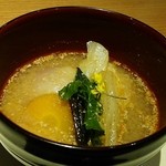 こふく - 冬野菜の肝味噌煮♪