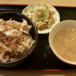 どんぐり - ランチA（ミニ天丼）