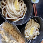 本格手打うどん はゆか - 冷たいぶっかけ　濃いのと薄いの