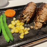 溶岩焼肉ダイニング bonbori - 牛100%ハンバーグ 1660円