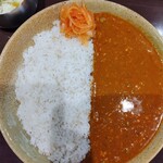 けらら - ひき肉とグリーンピースのカレー