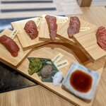 がってんカルビ - 肉寿司