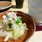 Kusabi - 山菜のおひたし。うるいだっけかな？