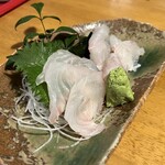 てんまさ - ヒラメ刺し