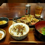 Yaki Miso Ramen Yadoya - ジンギスカン定食 1200円