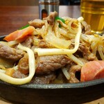 灼味噌らーめん 八堂八 - ジンギスカン定食 1200円